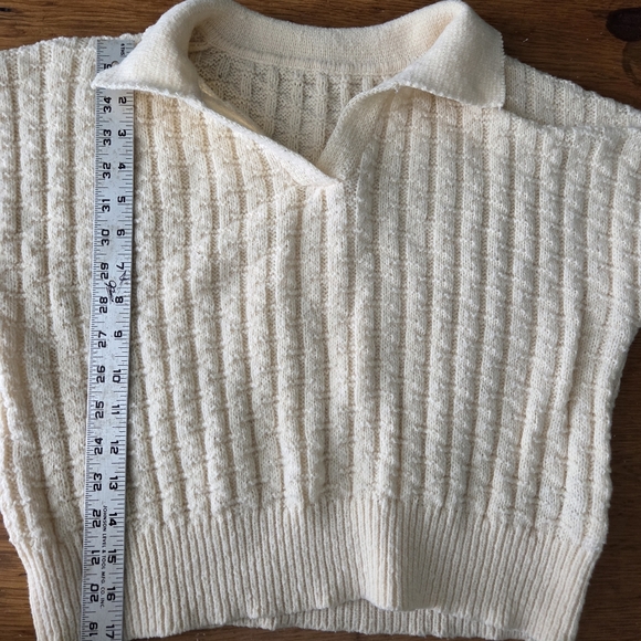 Cropped Knit Sweater - Picture 2 of 3